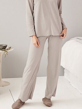 Eileen Fisher Neutral Taupe Pajama pants